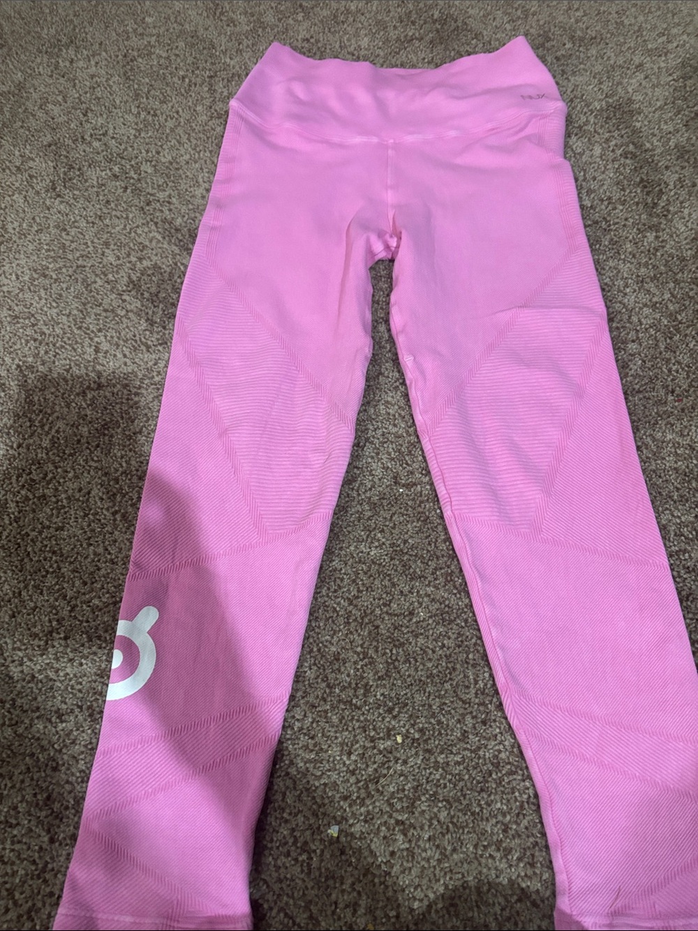 NUX Pink Seamless Performance Leggings